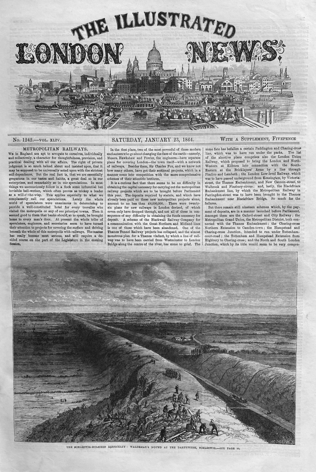 The Illustrated London News - January 23, 1864