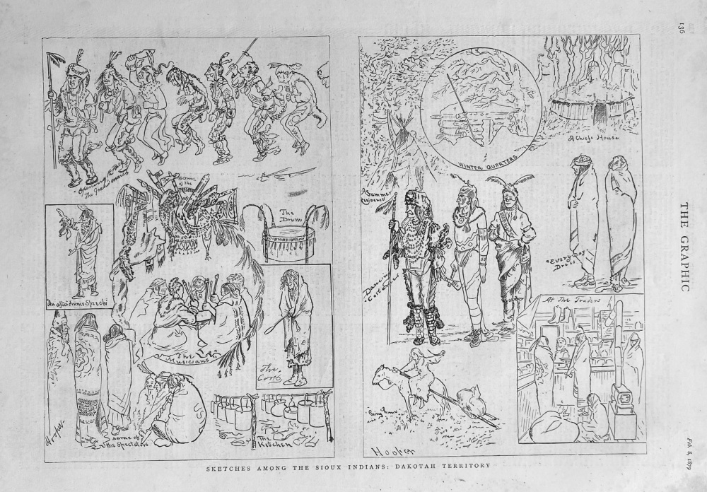 Sketches among the Sioux Indians :  Dakotah Territory.  1879.
