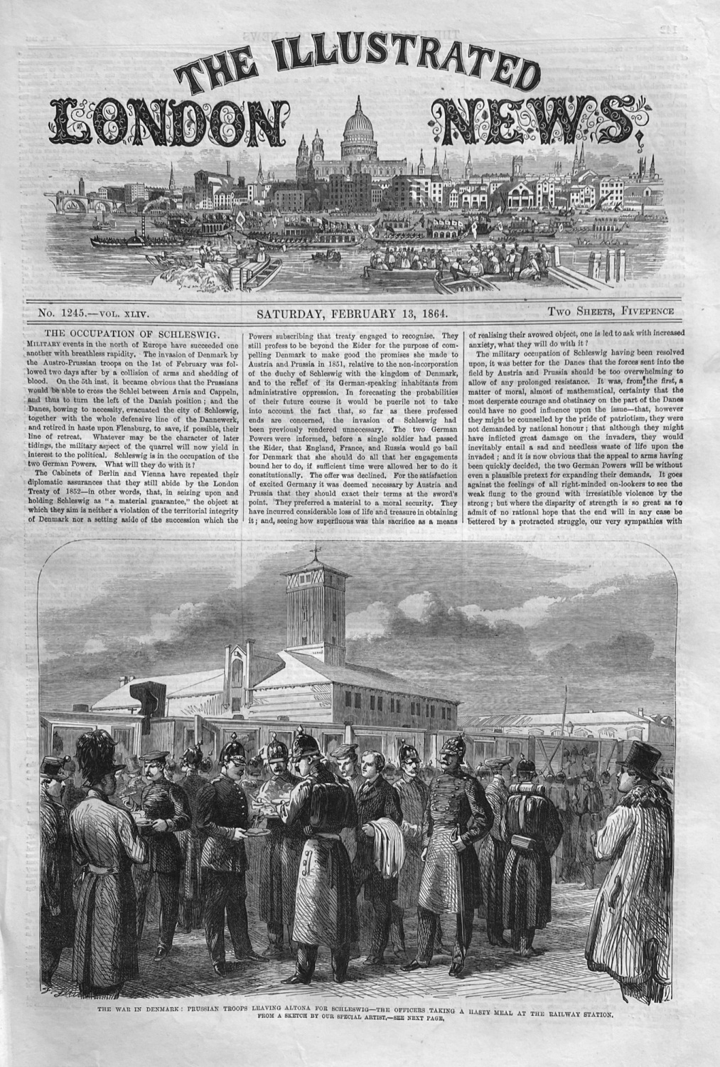 The illustrated London News - February 13, 1864