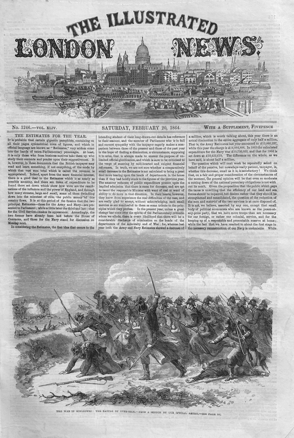 The Illustrated London News - February 20, 1864