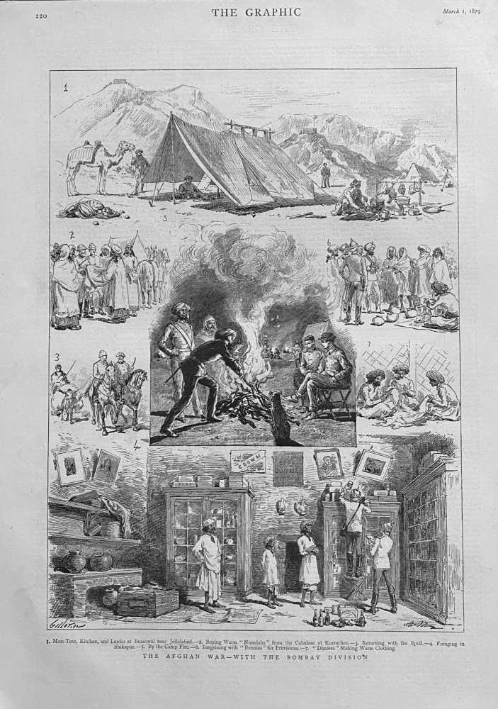The Afghan War - With the Bombay Division.  1879.