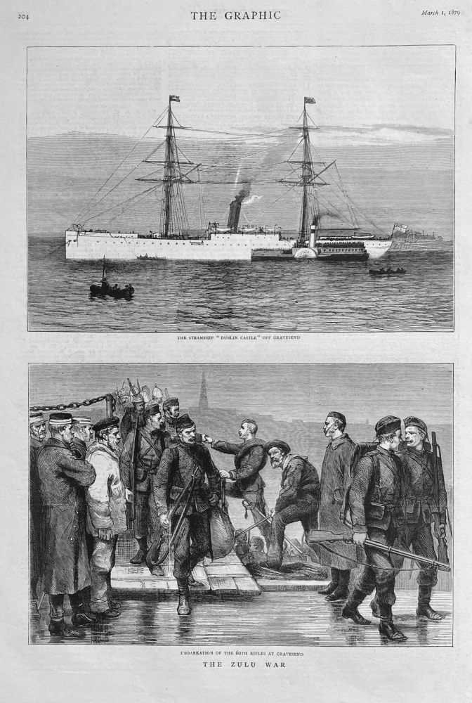 The Zulu War.  March 1879.