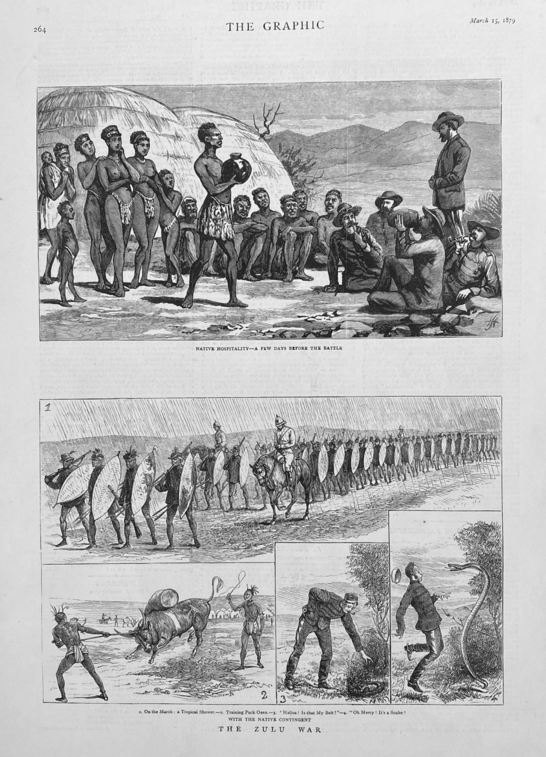 The Zulu War.  March 1879.