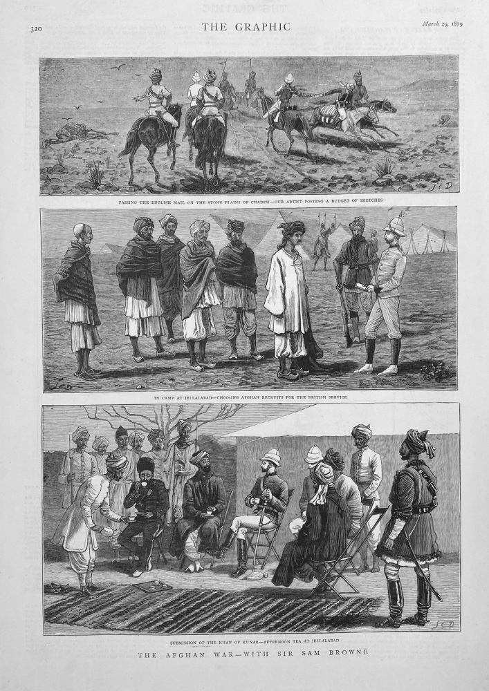 The Afghan War - With Sir Sam Browne, 1879.