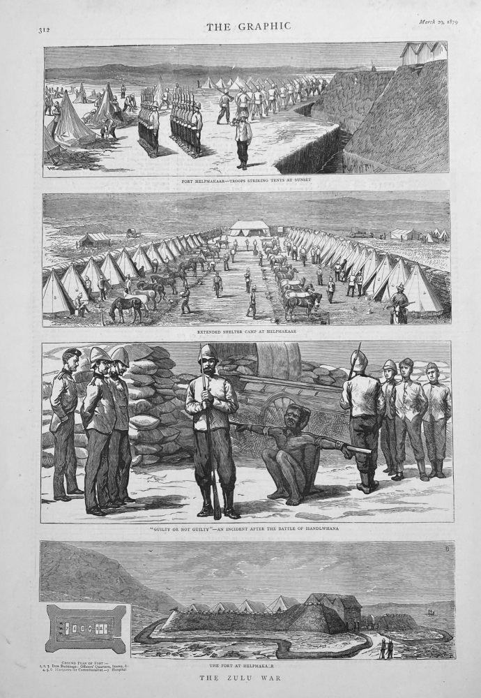 The Zulu War.  1879.