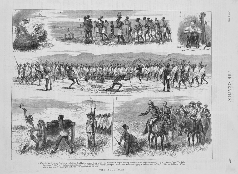 The Zulu War.  April 1879.