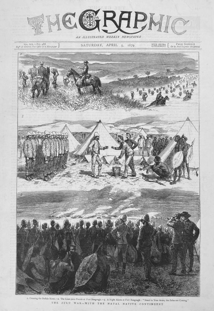 The Zulu War - With the Natal Native Contingent.  1879.