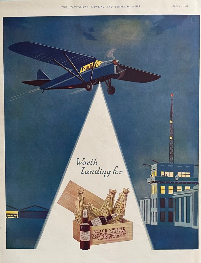 Black & White Scotch Whisky. 1932.