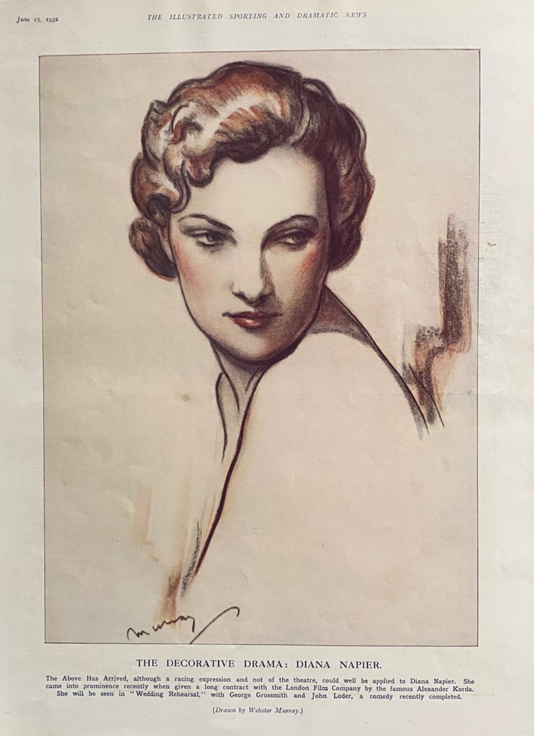 The Decorative Drama :  Diana Napier.  1932.