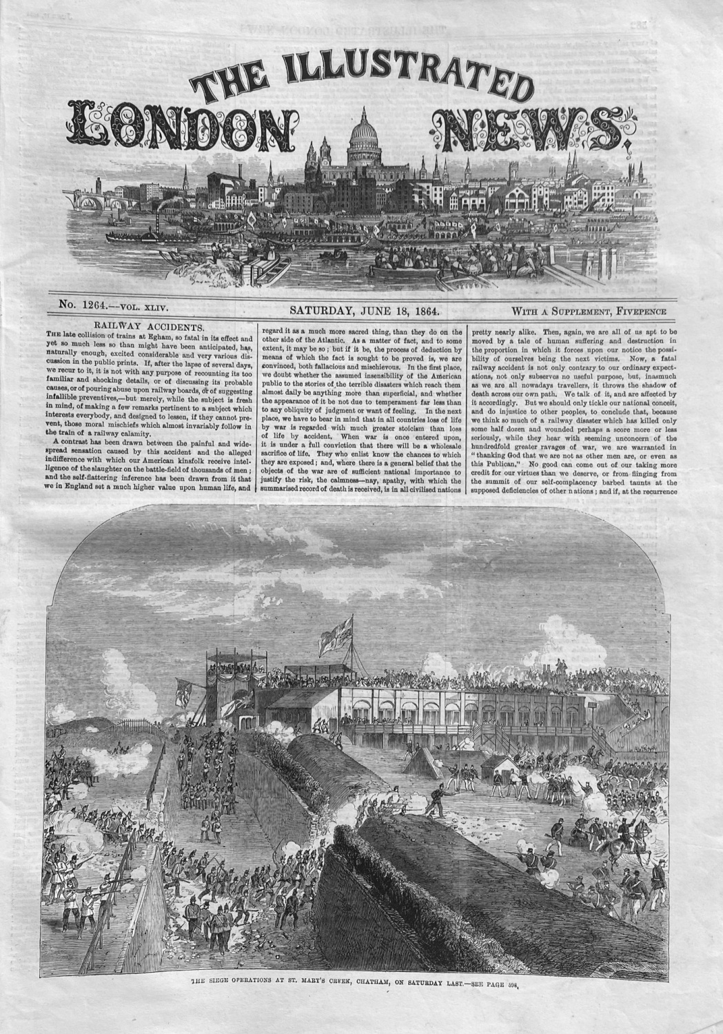 The Illustrated London News - June 18, 1864