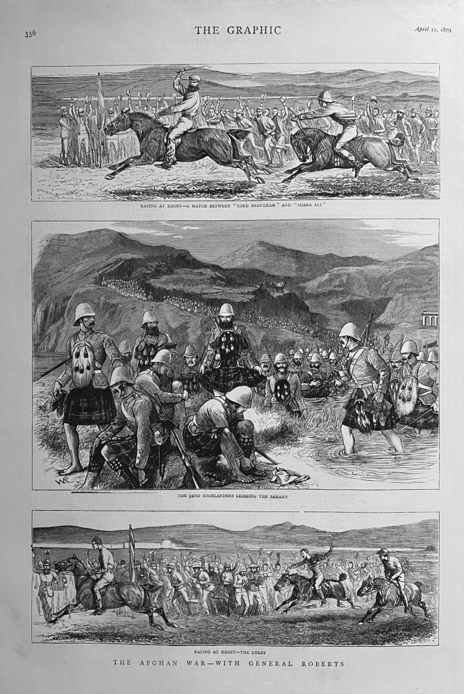 The Afghan War - With General Roberts.  1879.