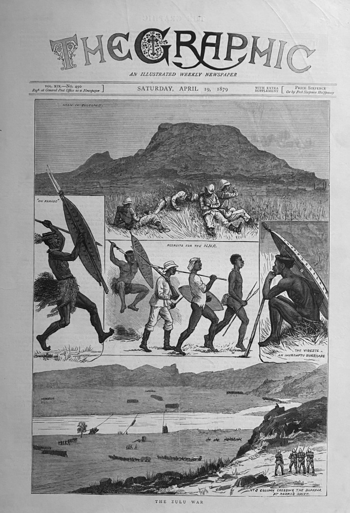 The Zulu War.  1879.