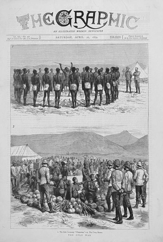 The Zulu War.  April 26th, 1879.