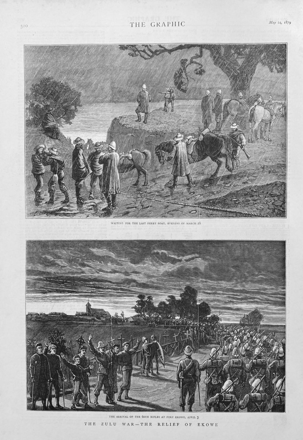 The Zulu War - The Relief of Ekowe.  1879.
