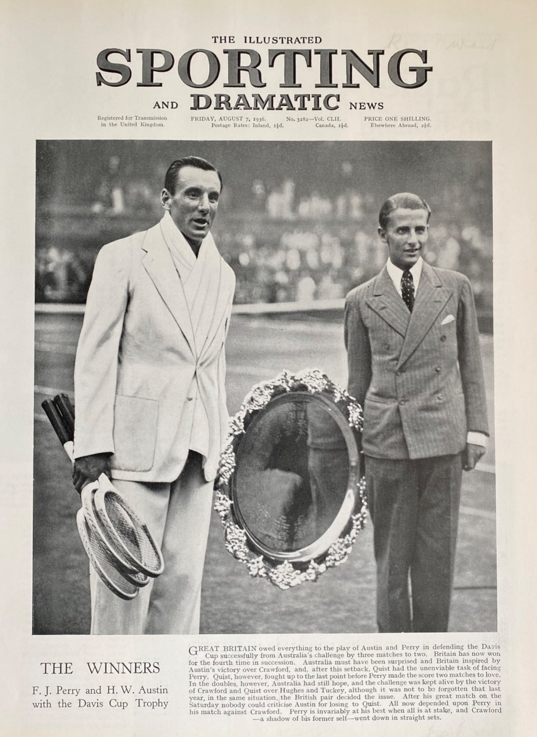The Illustrated Sporting and Dramatic News - August 7, 1936