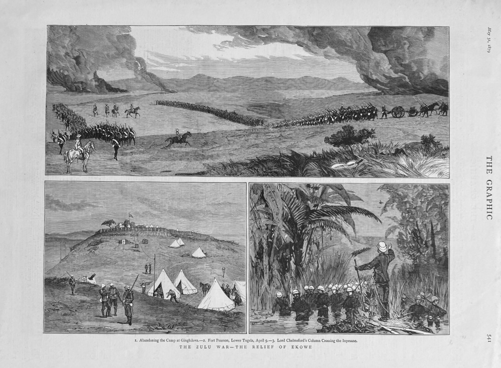 The Zulu War - The Relief of Ekowe.  1879.
