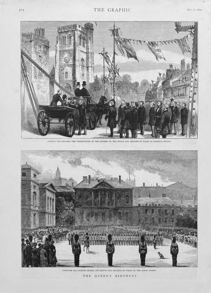 The Queen's Birthday.  1879.