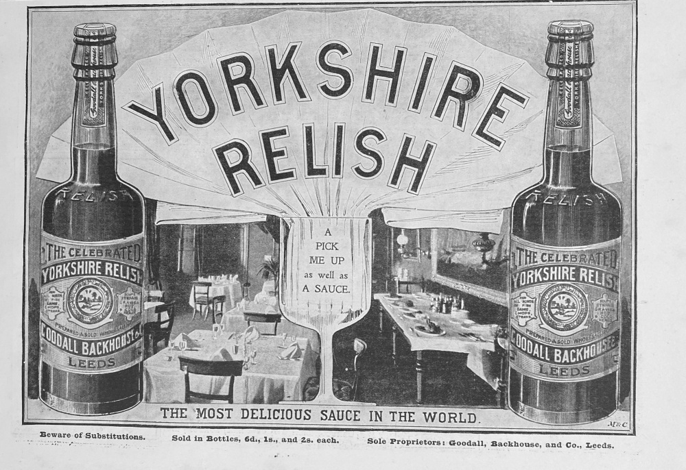 Yorkshire Relish (Advert) - 1899
