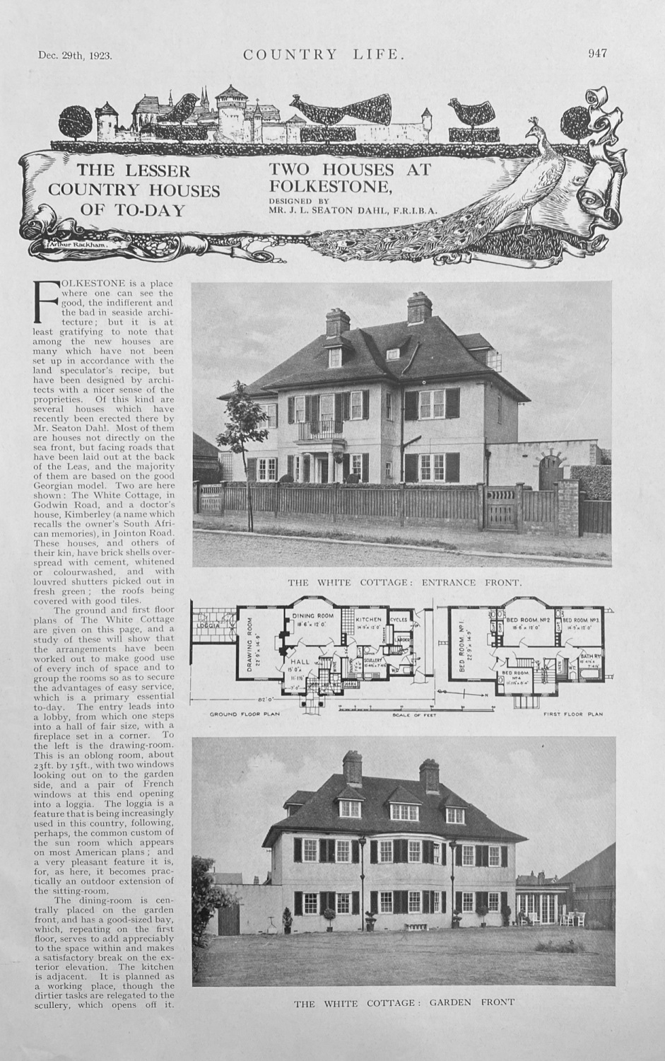 Lesser Country Houses of today - 1923