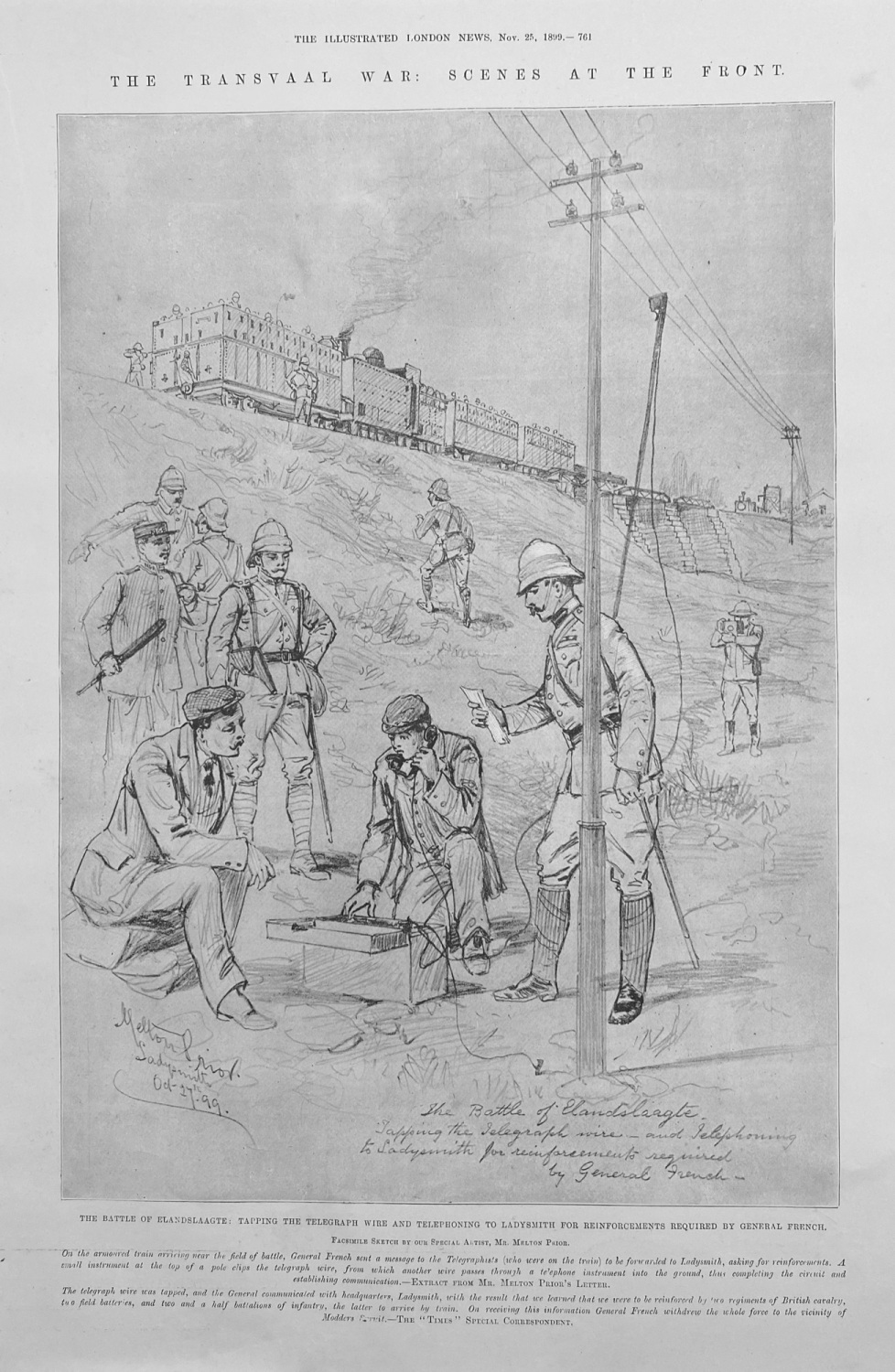 The Battle of Elandslaagte - 1899