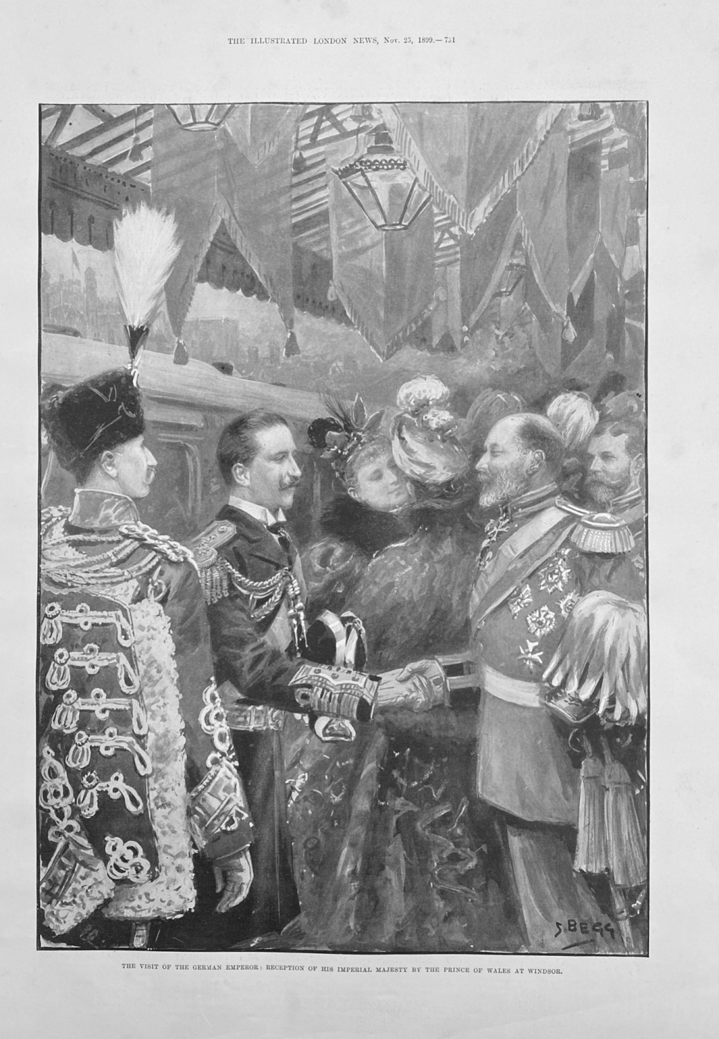 The Visit of the German Emperor - 1899