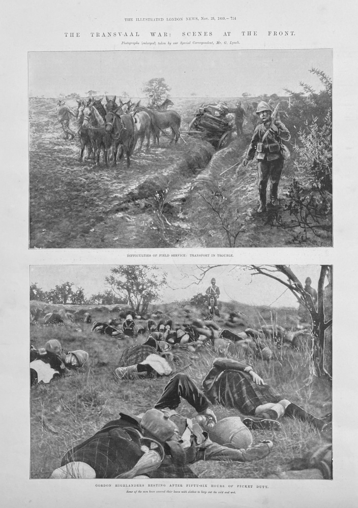 The Transvaal War - Scenes at the Front - 1899