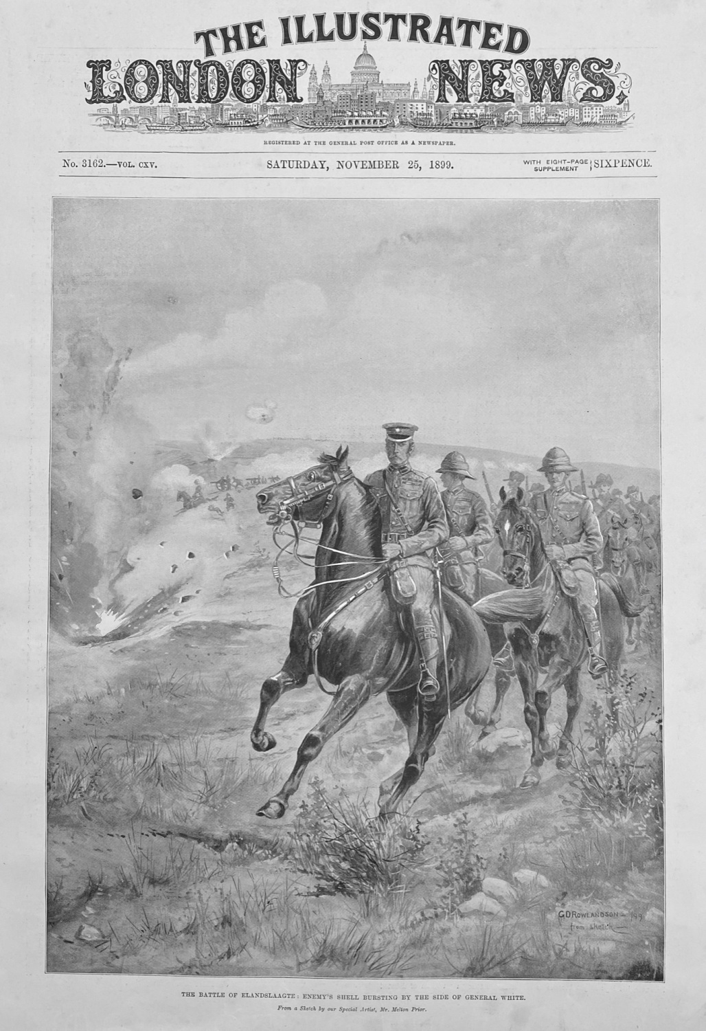 The Battle of Elandslaagte - General White - 1899