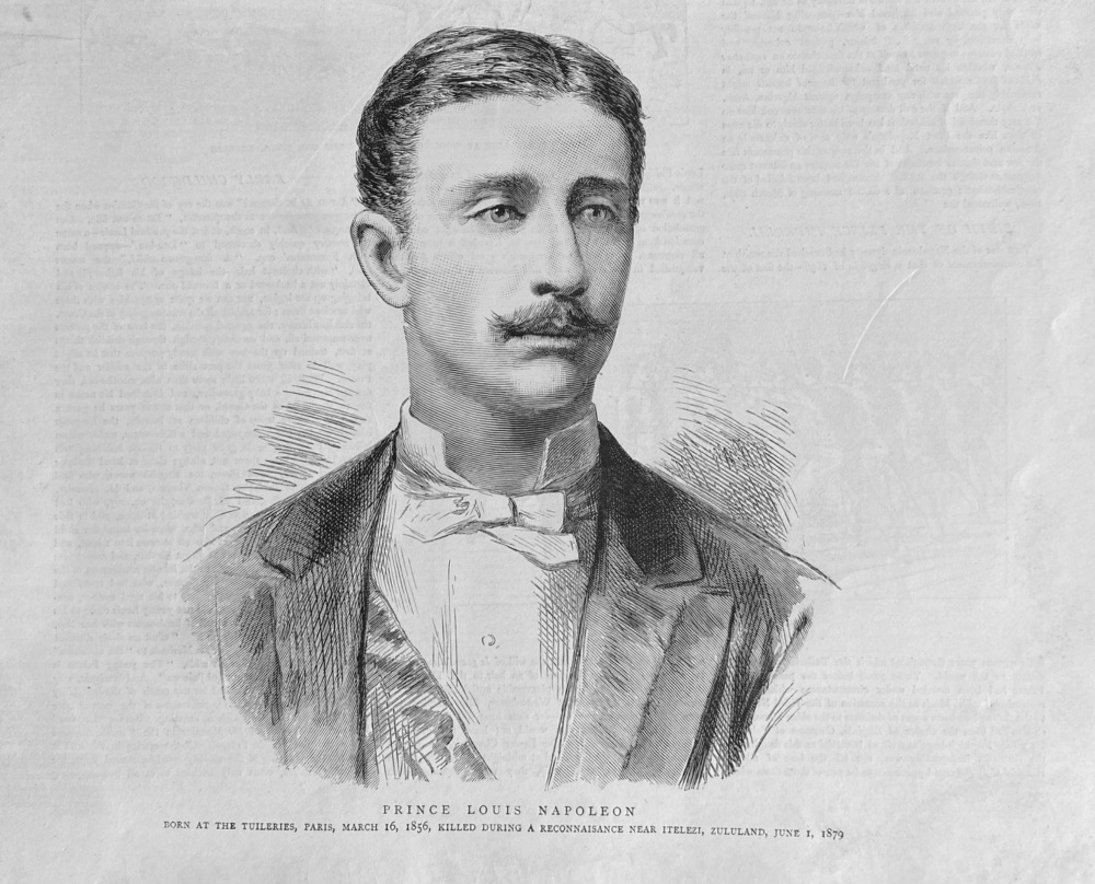 Prince Louis Napoleon.  1879.