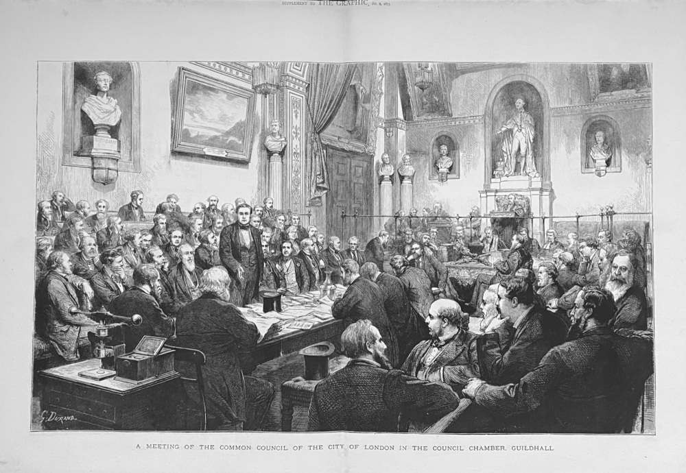 A Meeting of the Common Council of the City of London in the Council Chambe