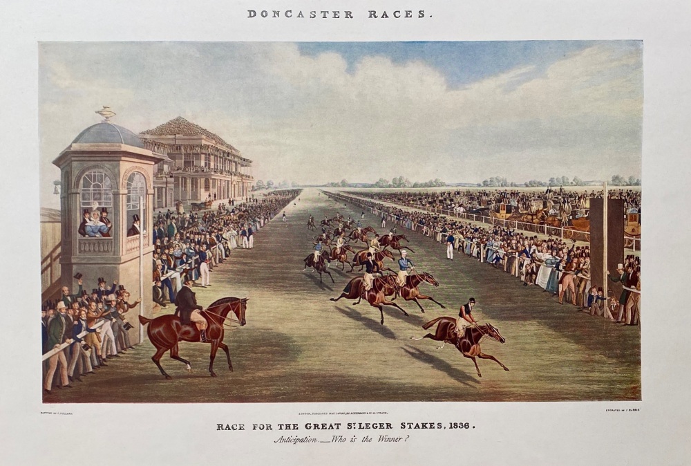 Race for the Great St Leger Stakes, 1836 - Doncaster Races