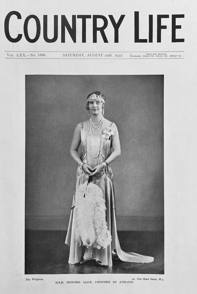 H.R.H. Princess Alice, Countess of Athlone - 1931