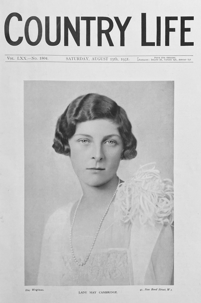 Lady May Cambridge - 1931