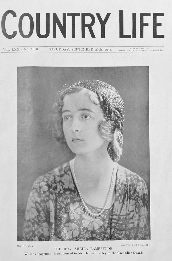 The Hon Sheila Bampfylde - 1931