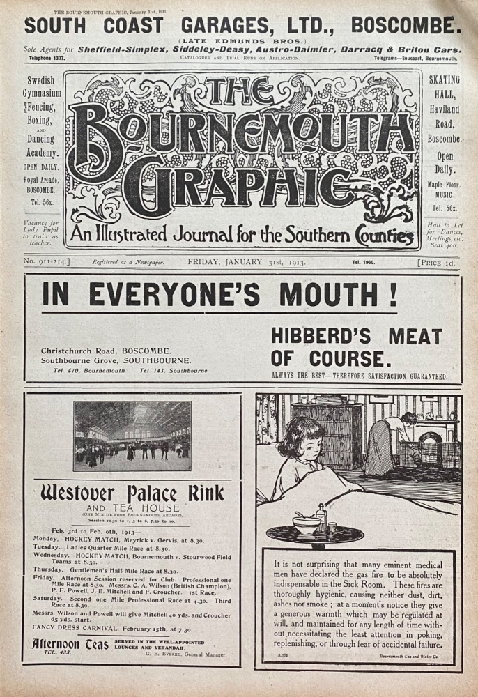 The Bournemouth Graphic, January 31st, 1913.