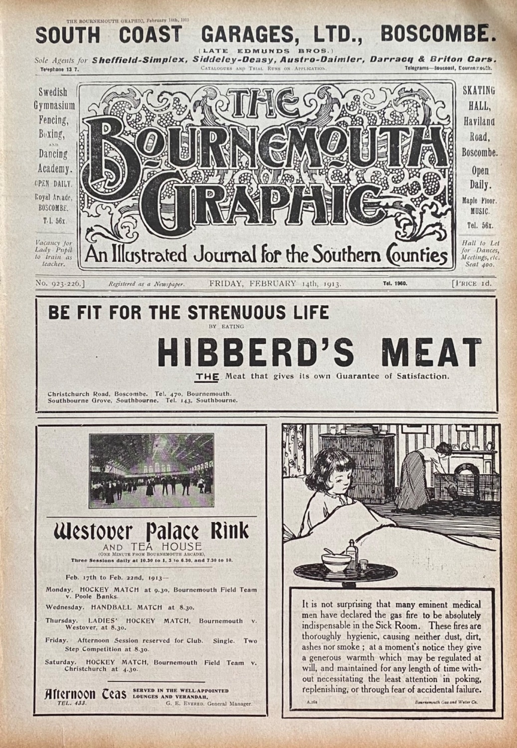 The Bournemouth Graphic.  February 14th,  1913.
