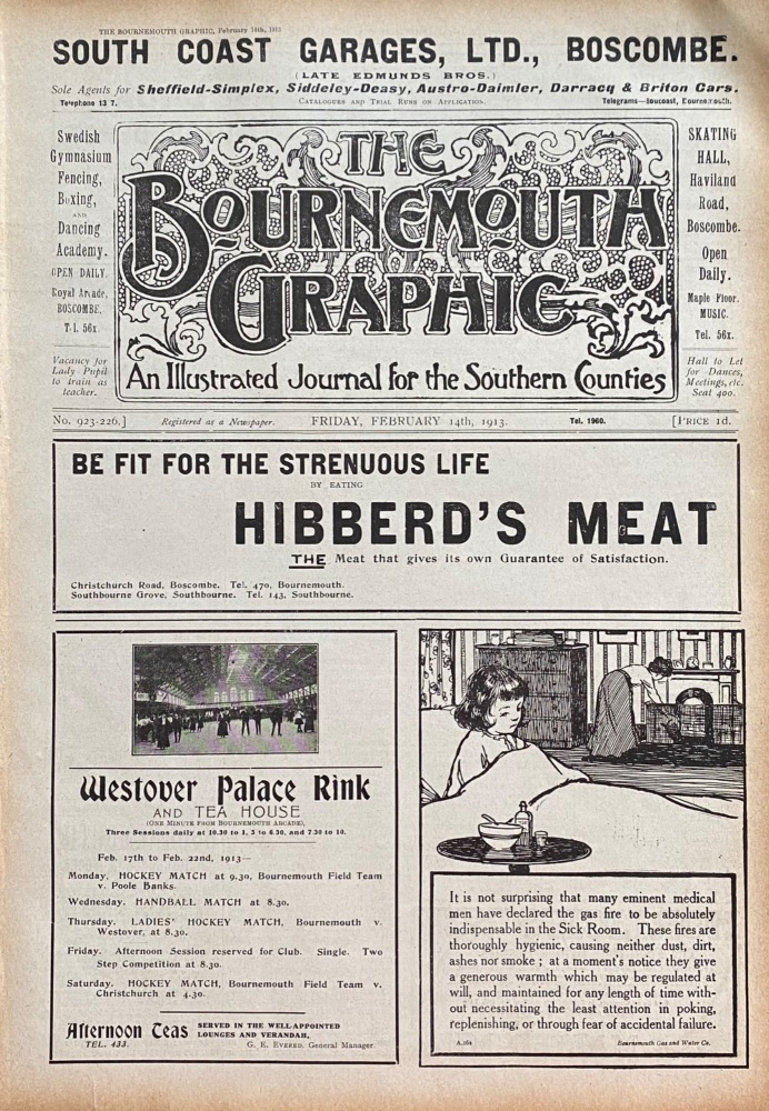 The Bournemouth Graphic.  February 14th,  1913.