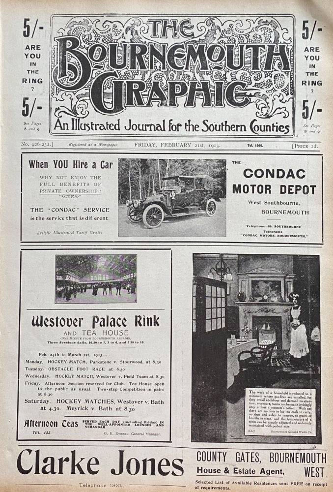 The Bournemouth Graphic.  February 21st, 1913.