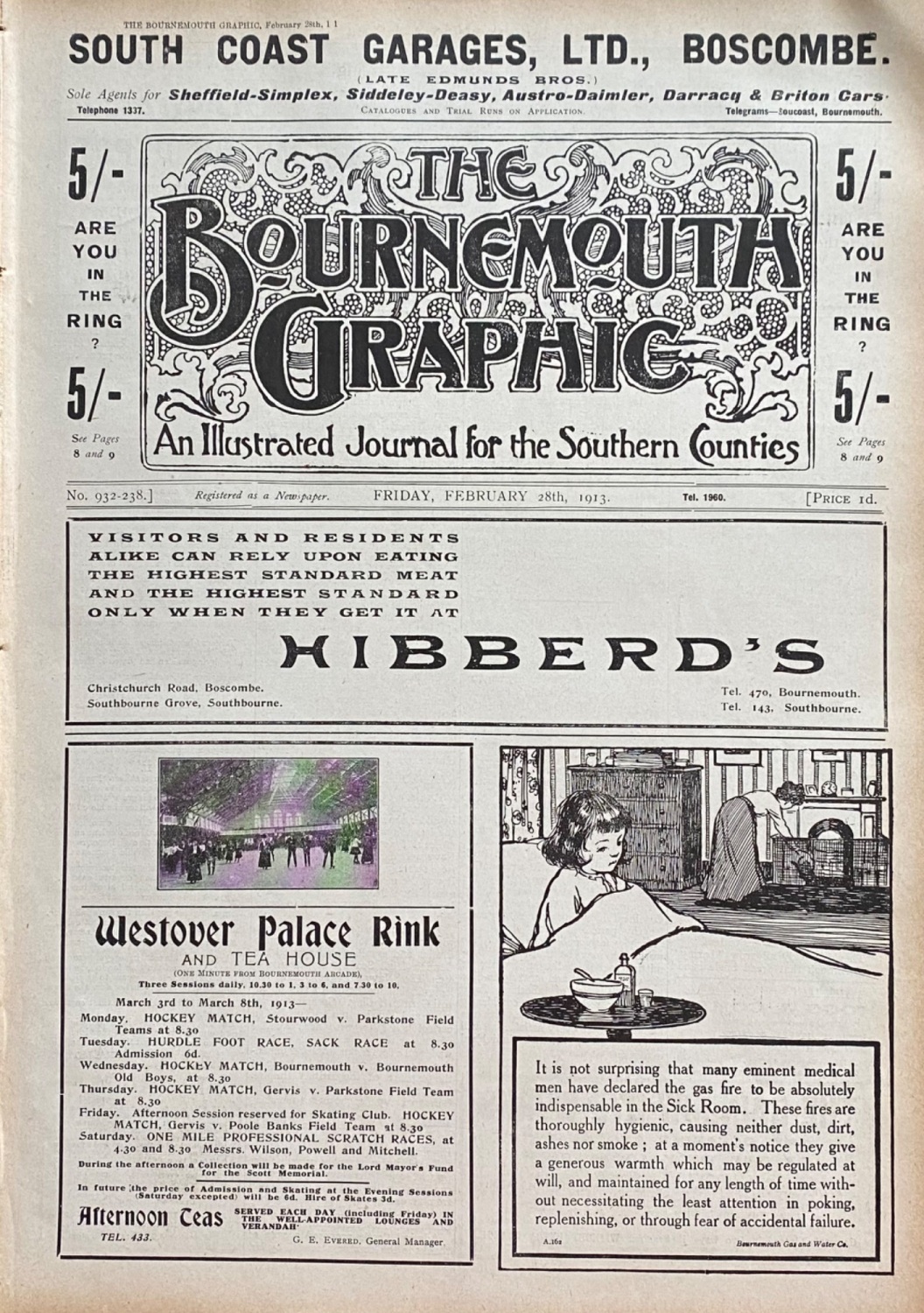 The Bournemouth Graphic.  February 28th, 1913.