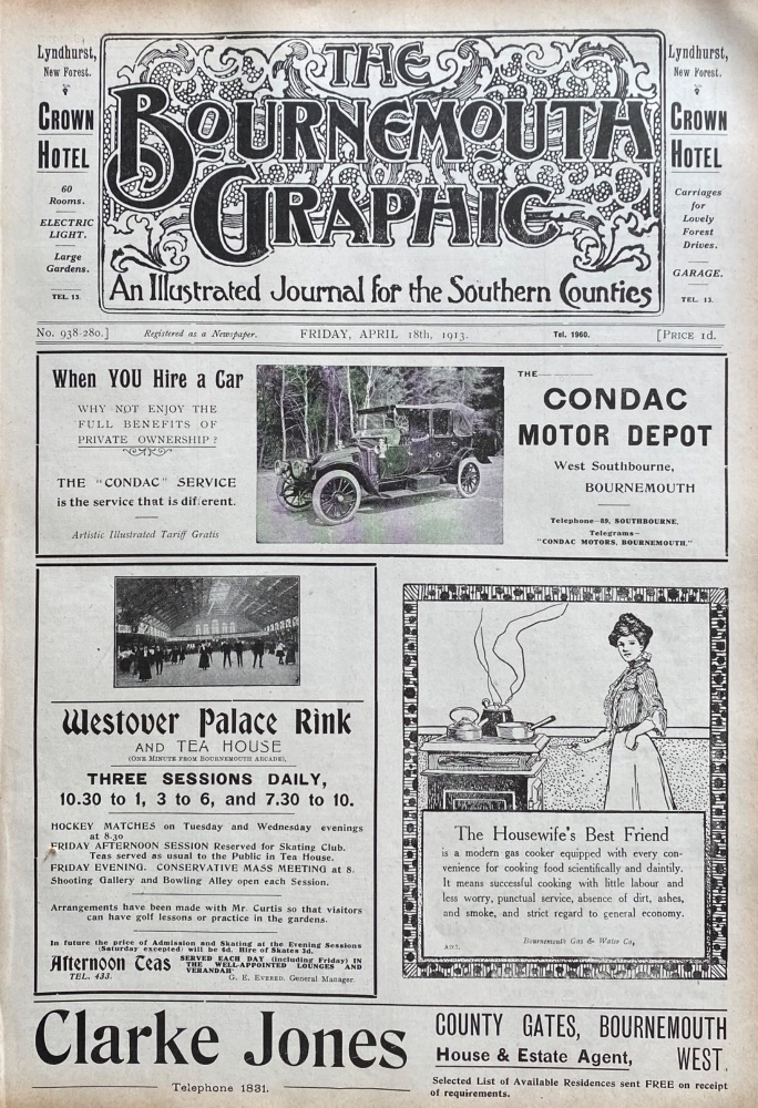 The Bournemouth Graphic.  April 18th, 1913.