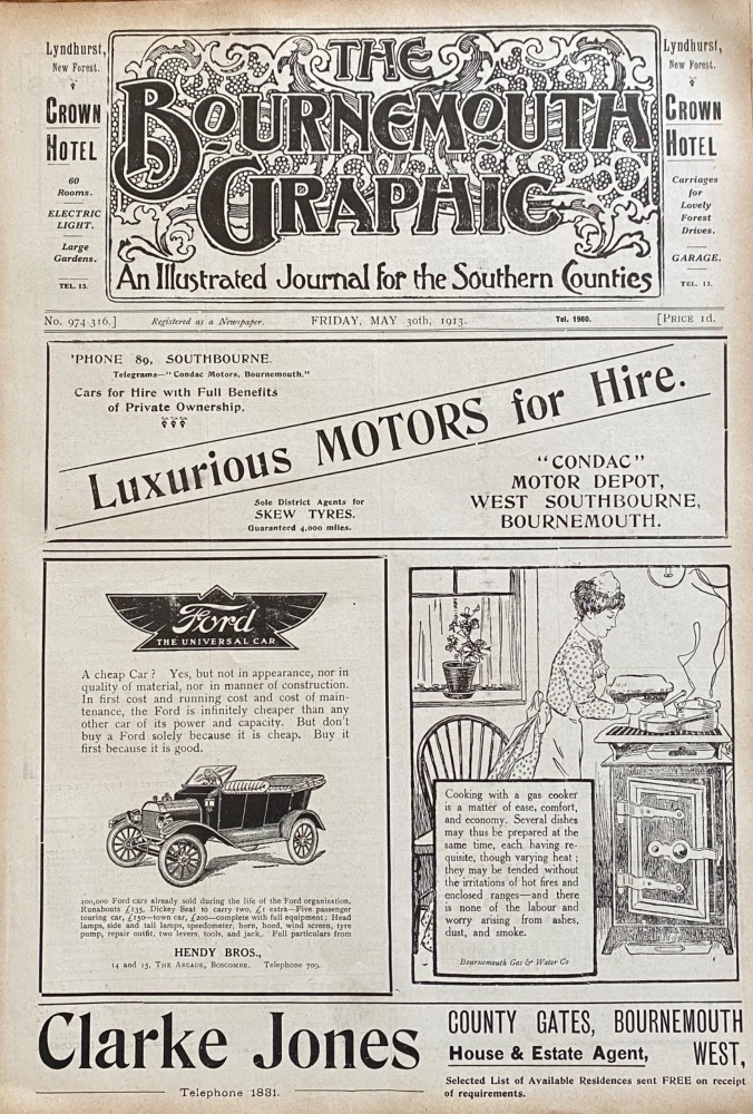 The Bournemouth Graphic.  May 30th,  1913.
