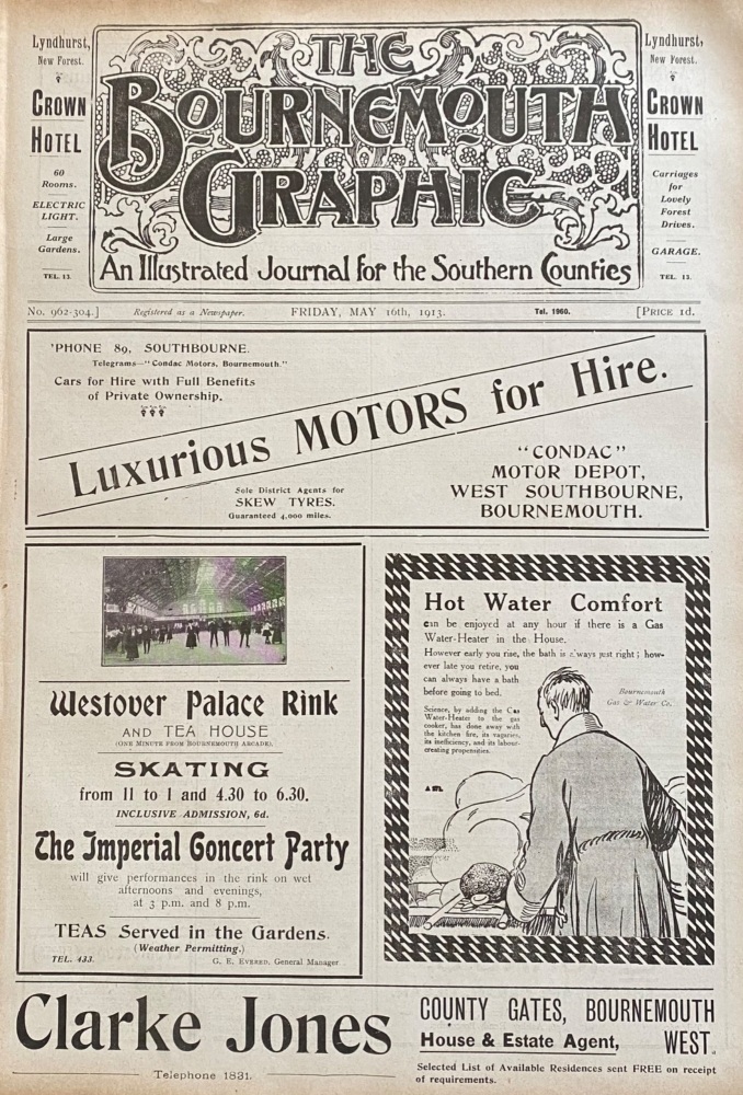 The Bournemouth Graphic.  May 16th,  1913.