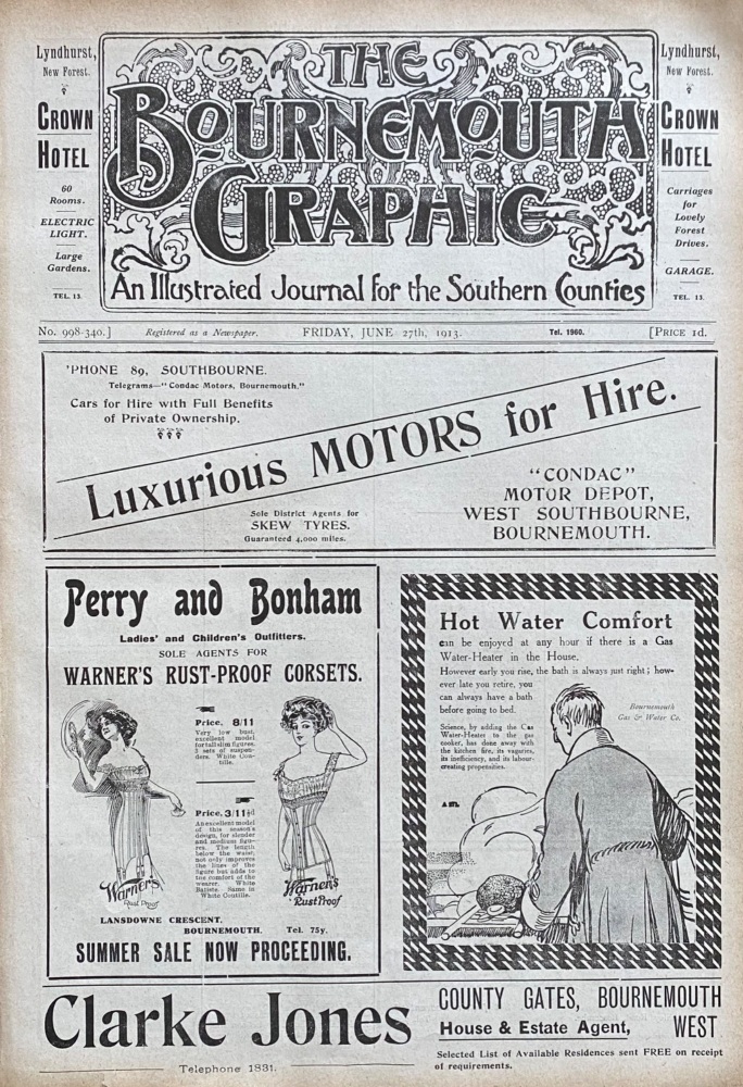 The Bournemouth Graphic.  June 27th, 1913.