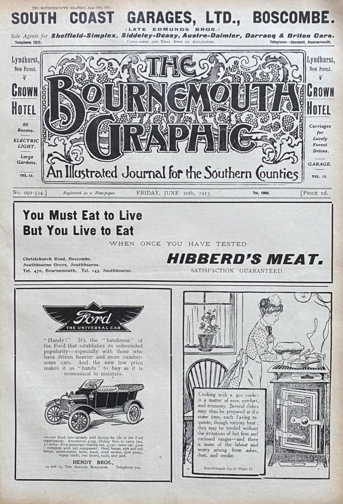 The Bournemouth Graphic.  June 20th, 1913.