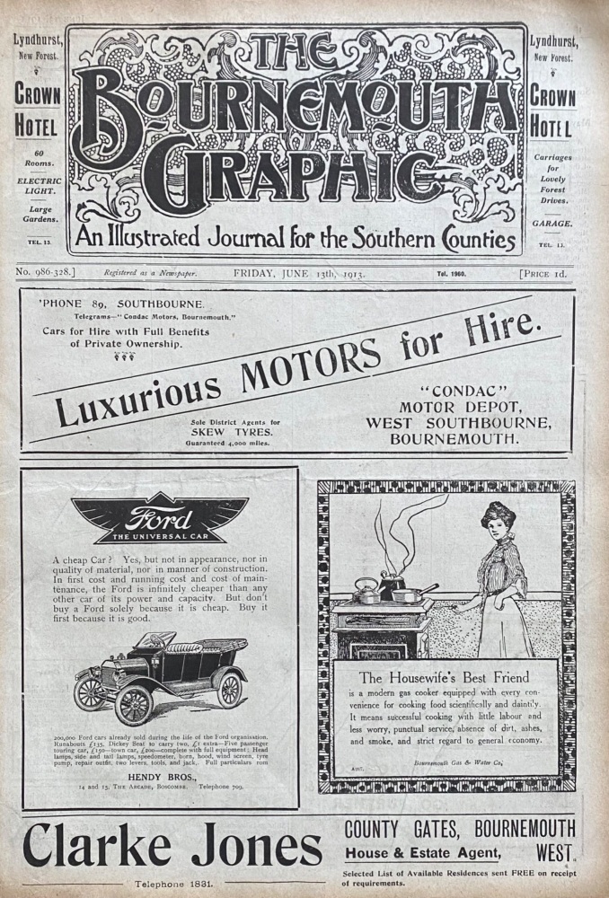 The Bournemouth Graphic.  June 13th, 1913.