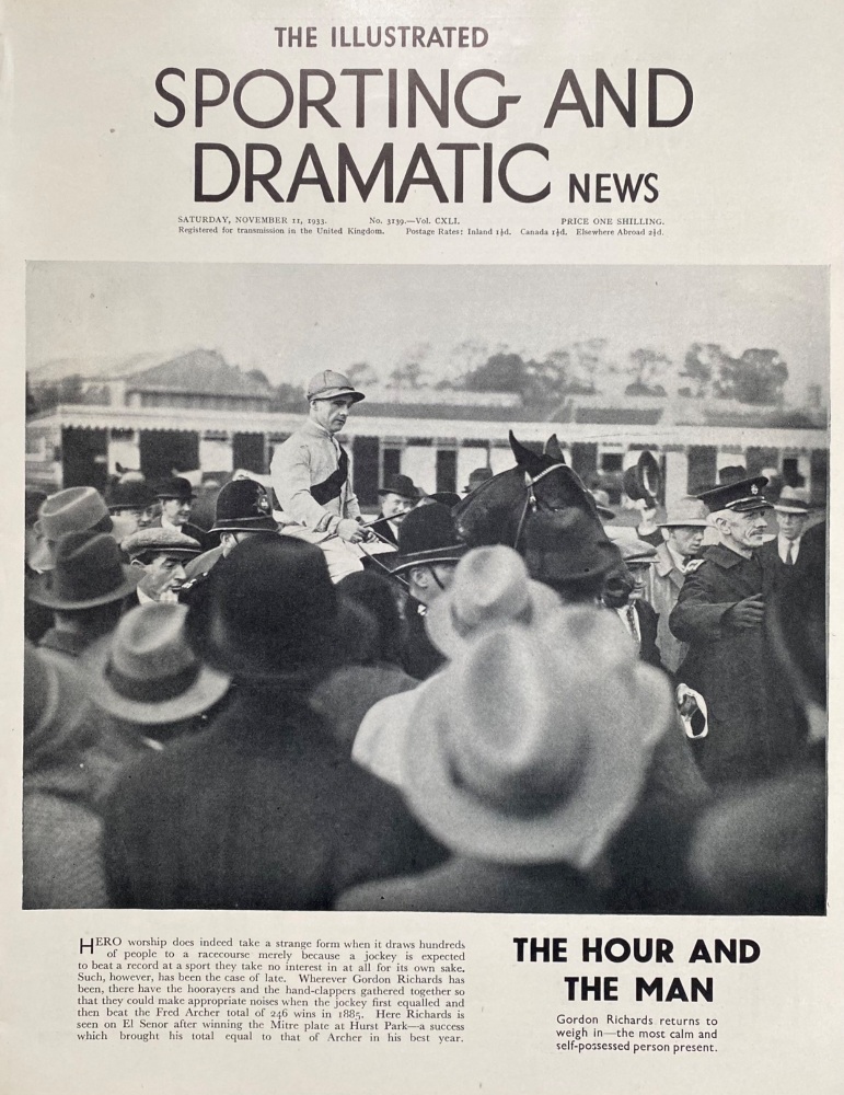 The Illustrated Sporting and Dramatic News - November 11, 1933