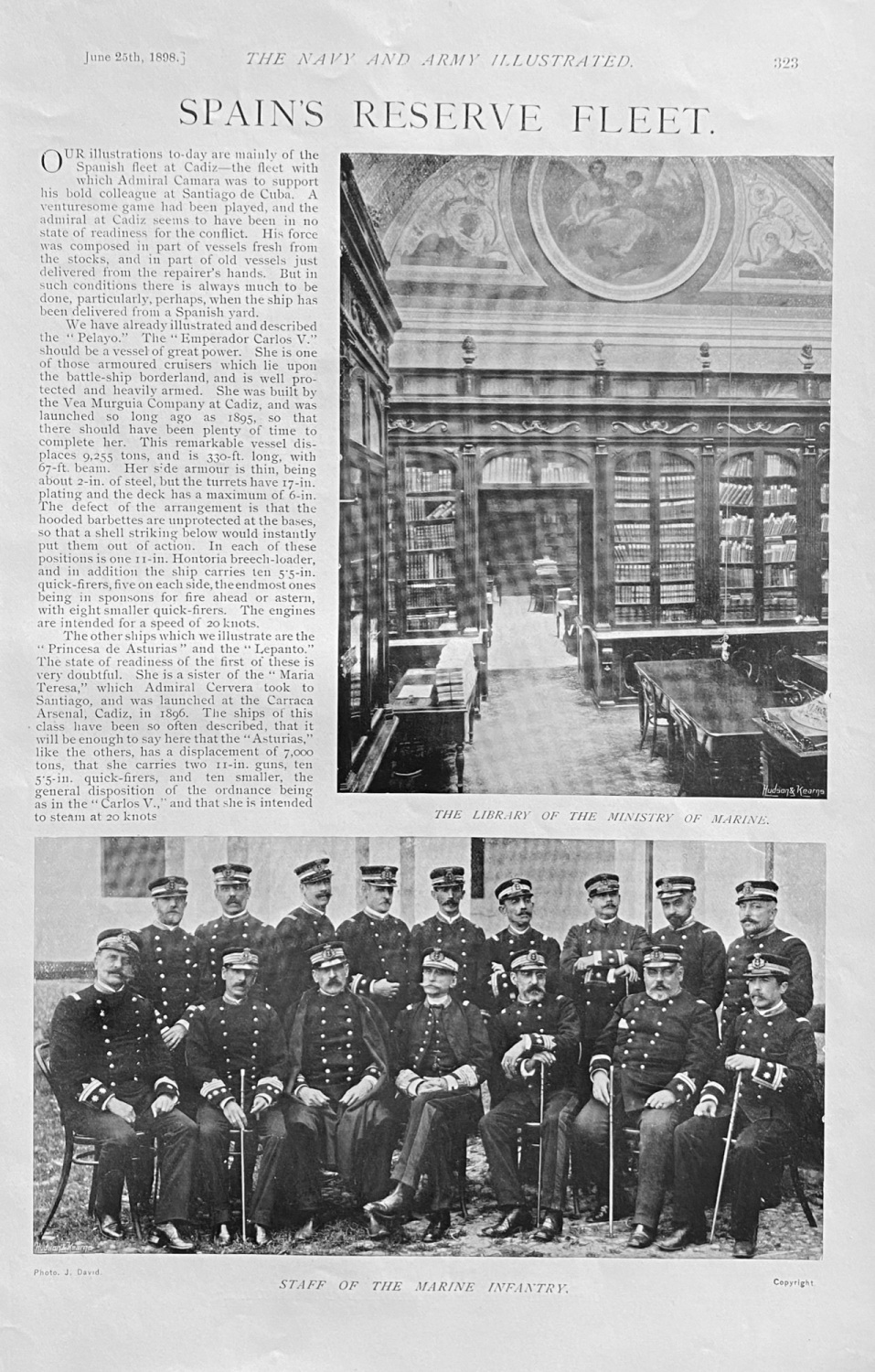 Spain's Reserve Fleet - 1898