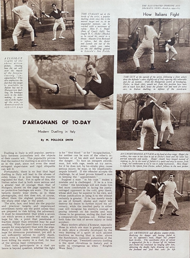 D'Artagnans of To-Day - 1934