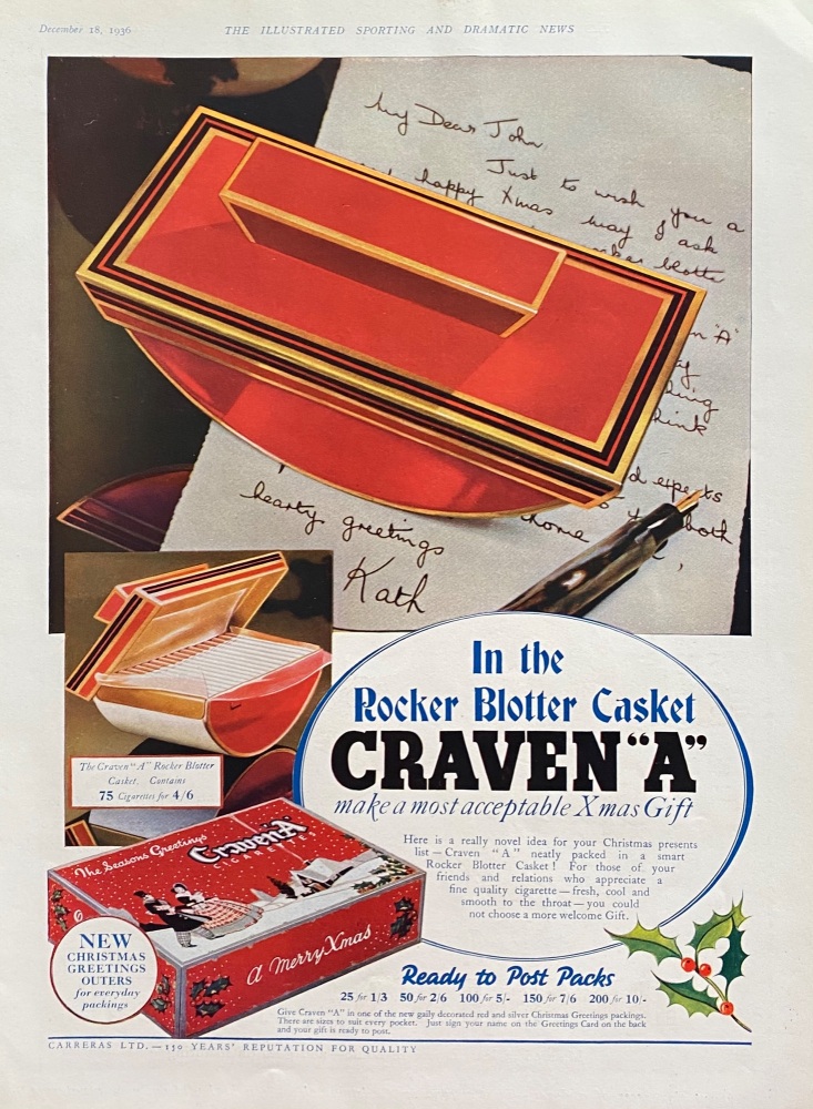 Craven "A" advert - 1936