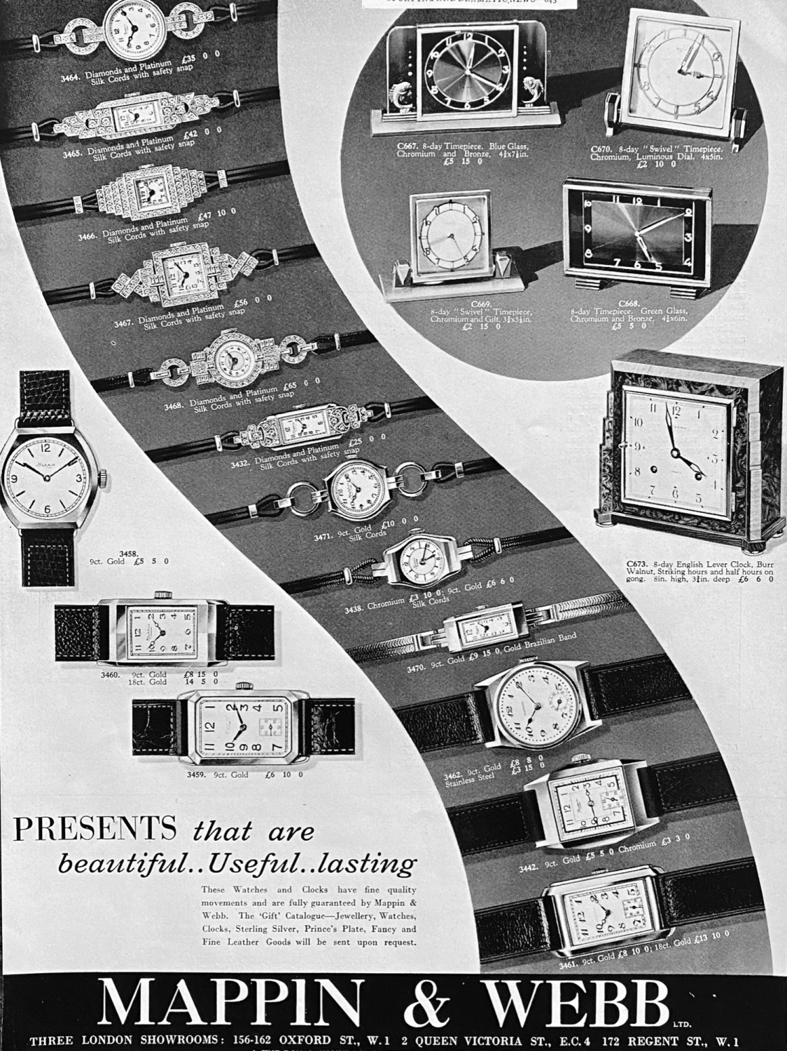 Mappin & Webb Advert - 1939