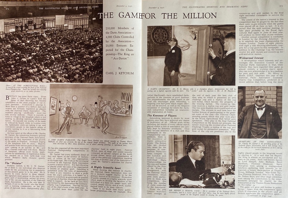 The Game for the Million (Darts) - 1936